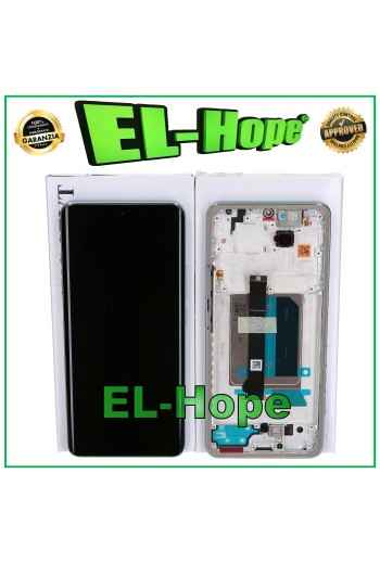 ÉCRAN TACTILE + CADRE ORIGINAL SERVICE XIAOMI REDMI NOTE 14 PRO+ PLUS 5G BLEU