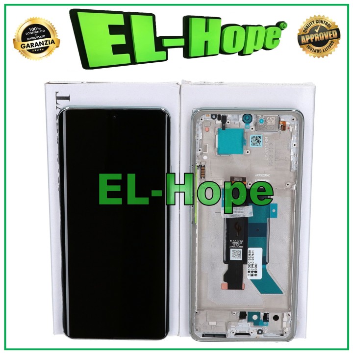Écran tactile LCD + cadre d origine Xiaomi Redmi Note 14 Pro 5G 24094RA29G Bleu