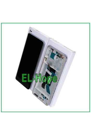 Coque arrie're en verre avec cache batterie pour iPhone 14 Plus, grand trou, noir