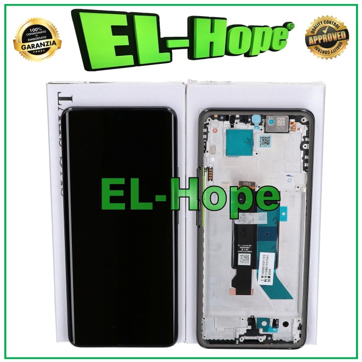 ÉCRAN LCD TACTILE + CADRE ORIGINAL XIAOMI REDMI NOTE 14 PRO 5G 24094RA29G NOIR