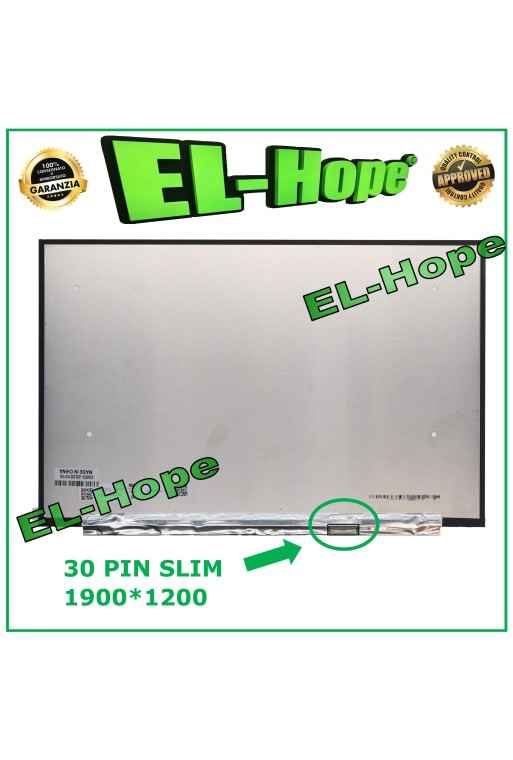 Écran LCD N160JCE-ELL pour ordinateur portable 16 pouces, 30 broches, fin, 1900 x 1200, Full HD, LED