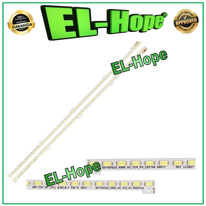 KIT 2 BARRES 44 LED POUR TV 32 SAMSUNG LTJ320HN01-H LTJ320HN01-J AGS45349 UE32D5