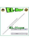 KIT DE 4 BARRES POUR TV TCL 55  55C635 A-B02 55HR330M16A0 A1/A2 16X2 55HR330M08B0 8X2