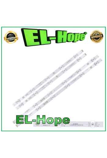 KIT DE 2 BARRES 11 LED POUR TV 42 HISENSE HD425X1U71 JL.D425B1330-003AS-M-V02 3 BROCHES