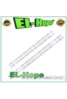 KIT DE 2 BARRES 11 LED POUR TV 42  HISENSE HD425X1U71 JL.D425B1330-003AS-M-V02 3 BROCHES