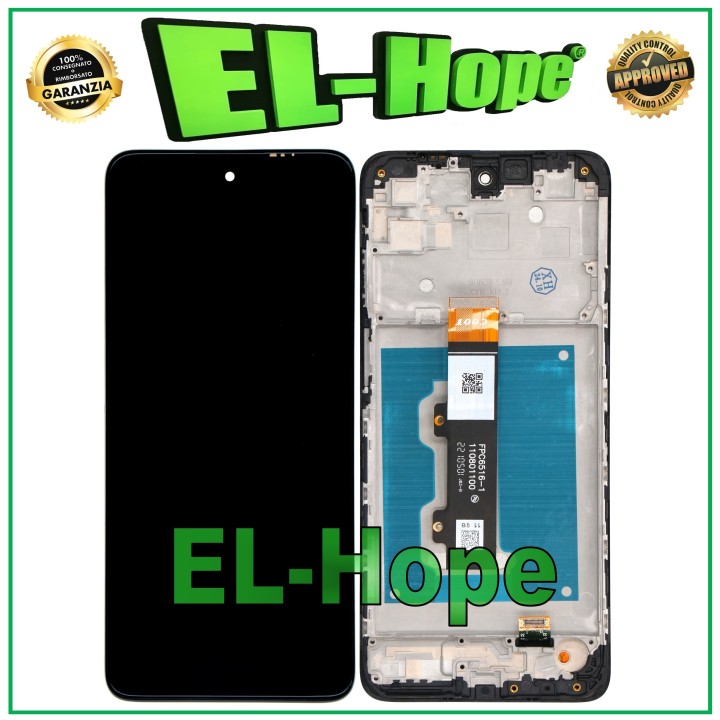 Écran LCD + châssis pour Motorola Moto E32 XT2227 XT-2227 Écran tactile en verre