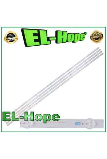 KIT DE 4 BARRES 10 LED POUR TV PANASONIC 43 LB-3030-GJPHP434X10AUS2-X IC-BAOAG43DA28