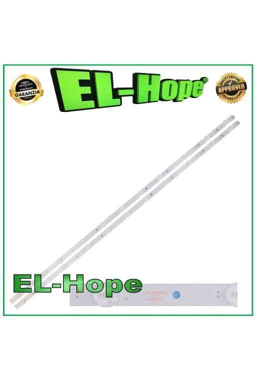 KIT 2 BARRES 11 LED TV 40 VESTEL 17DLB40NER5-ETI ET1 17DLB40NER6 743mm