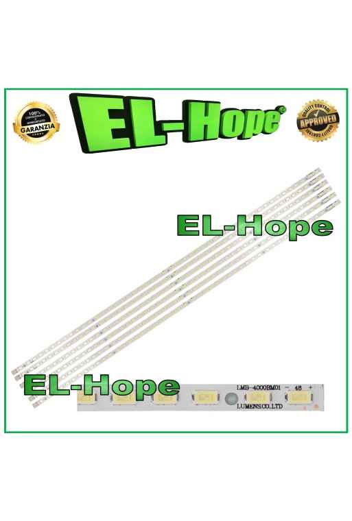 KIT 6 BARRES 48 LED POUR TV 40 SAMSUNG SVS40-2ND-120HZ-M2-0709 LMB-4000BM03 454mm