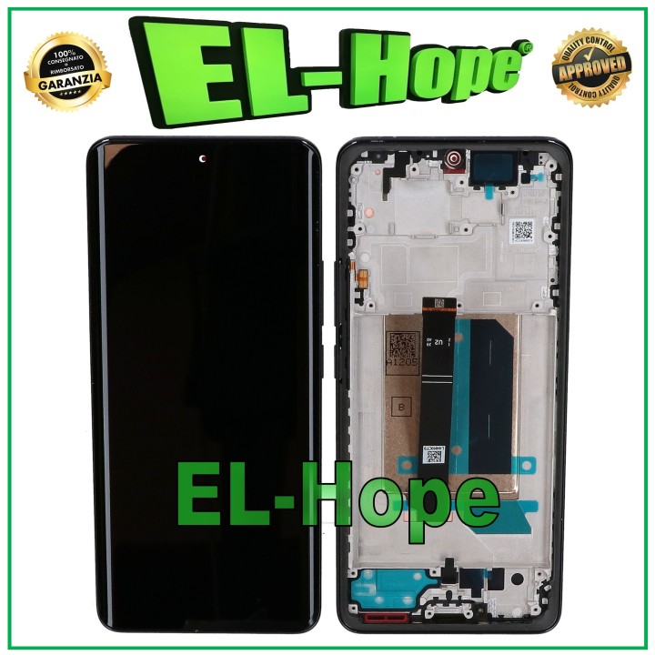 Écran tactile OLED LCD pour Xiaomi Redmi Note 14 Pro+ Plus 24115RA8EG Noir