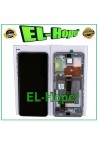 Cadre et e'cran d origine pour Samsung S20+ Plus SM-G985 G986 5G tactile gris GH82-22134E