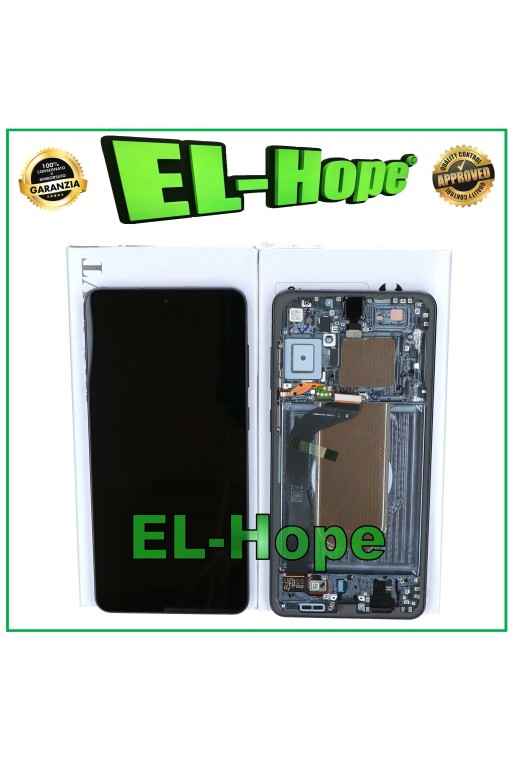 Cadre d origine pour e'cran tactile Samsung Galaxy S25 Edge SM-S937 Titane Noir de jais