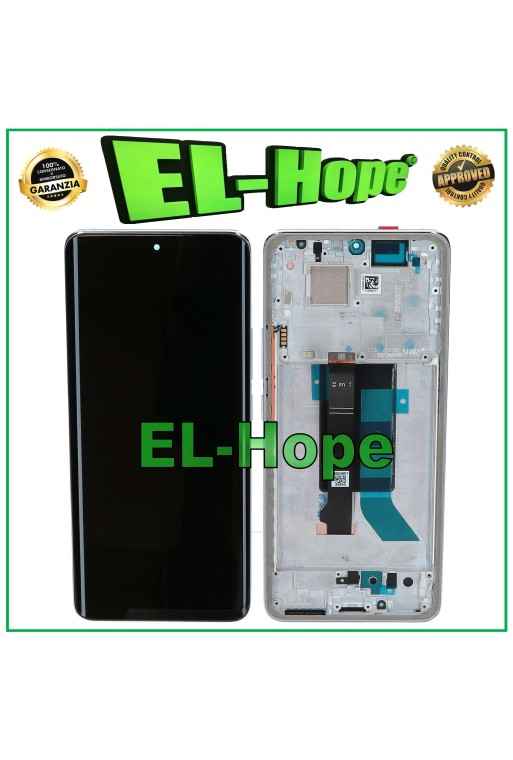 ÉCRAN OLED + CADRE POUR XIAOMI POCO X7 5G 24095PCADG LCD TACTILE VERRE ARGENT