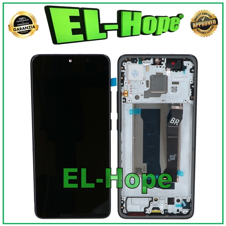 ÉCRAN OLED + CADRE POUR XIAOMI POCO X7 PRO 5G 2412DPC0AI LCD TACTILE VERRE NOIR