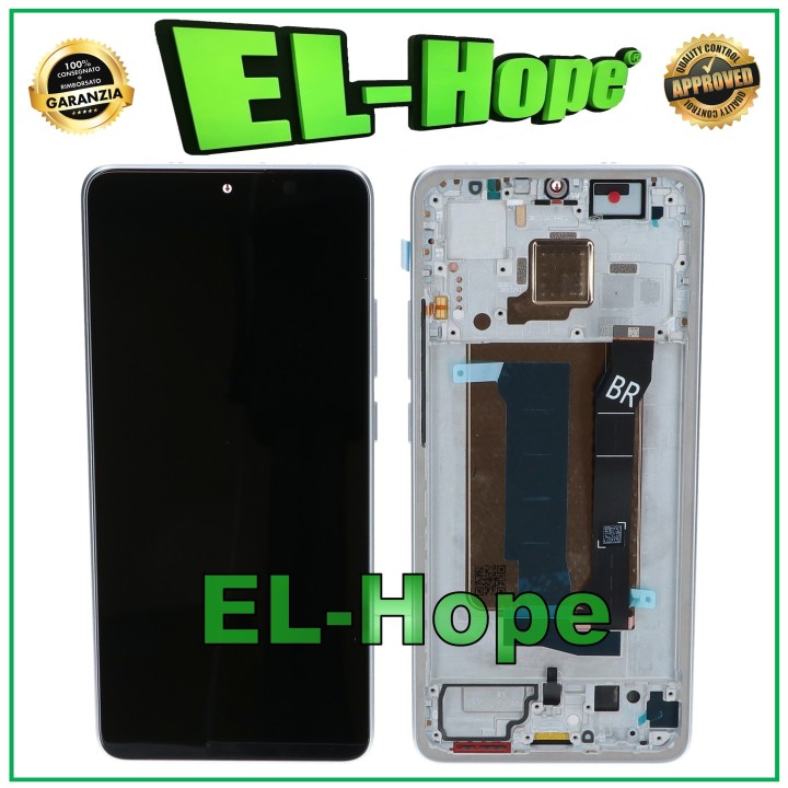 ÉCRAN OLED + CADRE POUR XIAOMI POCO X7 PRO 5G 2412DPC0AI LCD TACTILE VERRE ARGENT