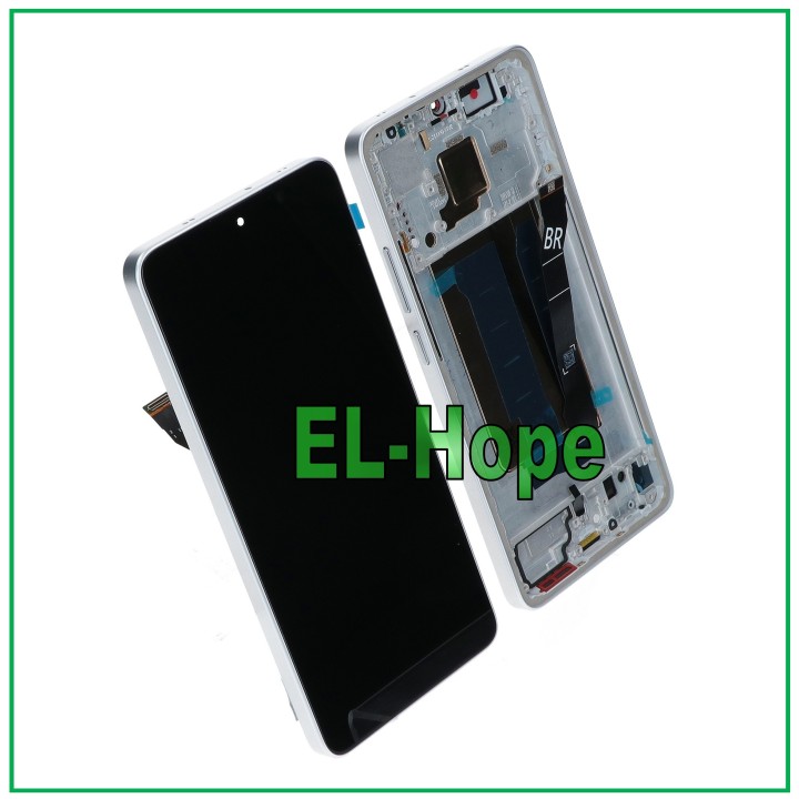 ÉCRAN OLED + CADRE POUR XIAOMI POCO X7 PRO 5G 2412DPC0AI LCD TACTILE VERRE ARGENT