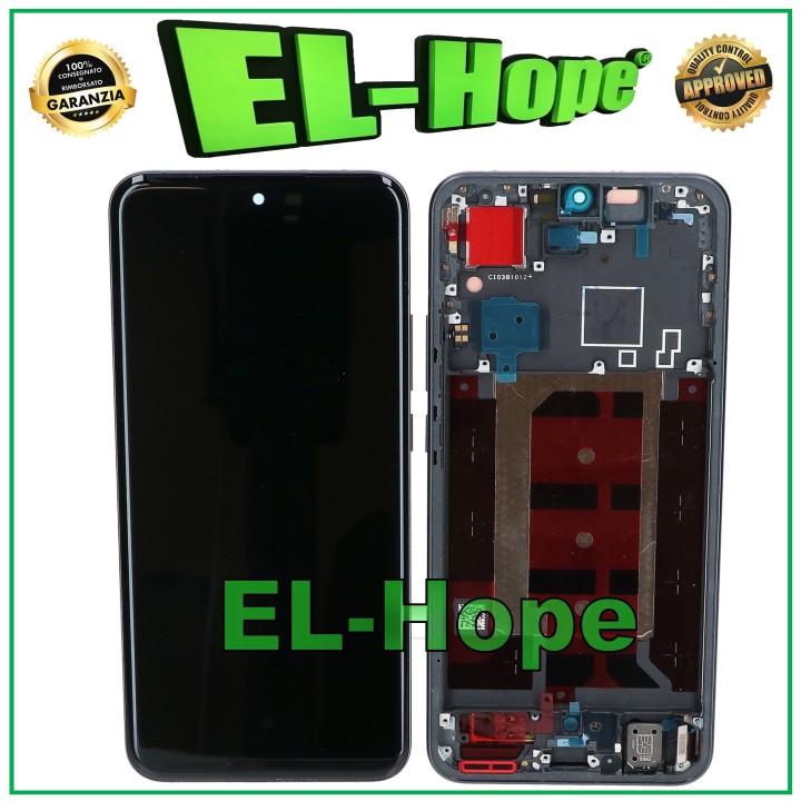 Écran tactile OLED noir pour Oppo Reno 13 Pro 5G (CPH2697 PKK110)
