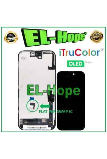 Écran LCD OLED rigide iTruColor pour Apple iPhone 16