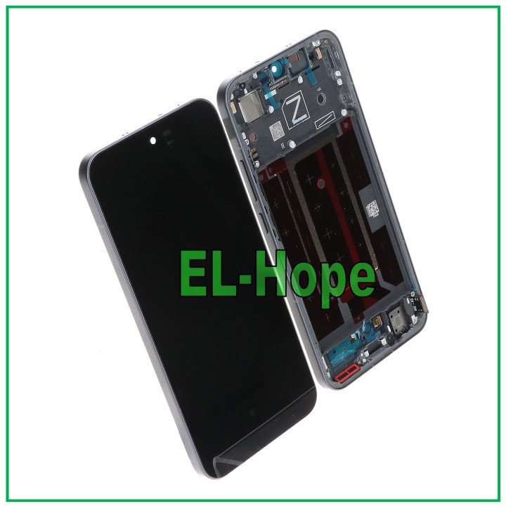 Cadre d e'cran OLED pour OPPO RENO 13 5G CPH2689, e'cran tactile LCD en verre noir