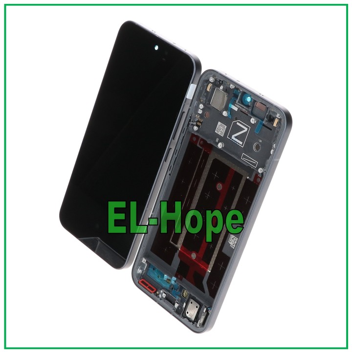 Cadre d e'cran OLED pour OPPO RENO 13 5G CPH2689, e'cran tactile LCD en verre noir