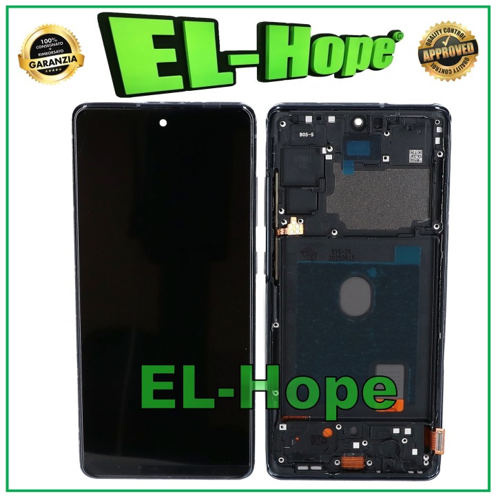 ÉCRAN TACTILE LCD TFT + CADRE POUR SAMSUNG GALAXY S20 FE SM G780F G781 BLEU MARINE