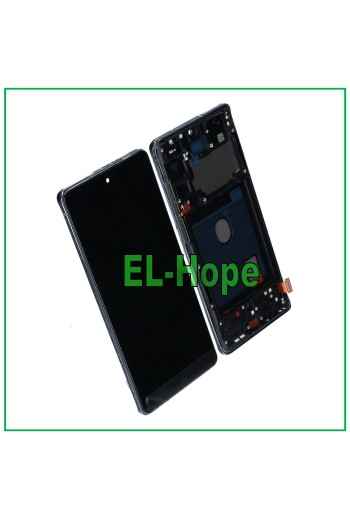 ÉCRAN TACTILE LCD TFT + CADRE POUR SAMSUNG GALAXY S20 FE SM G780F G781 BLEU MARINE
