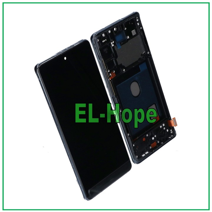 ÉCRAN TACTILE LCD TFT + CADRE POUR SAMSUNG GALAXY S20 FE SM G780F G781 BLEU MARINE