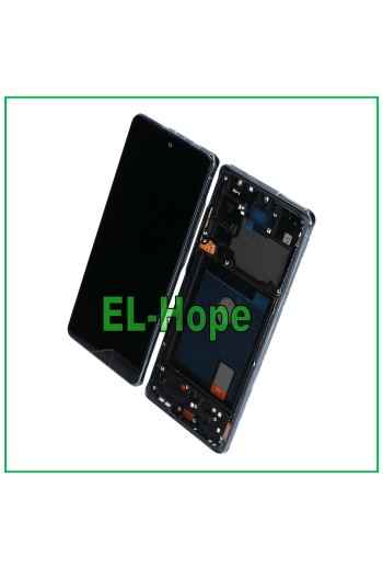 ÉCRAN TACTILE LCD TFT + CADRE POUR SAMSUNG GALAXY S20 FE SM G780F G781 BLEU MARINE