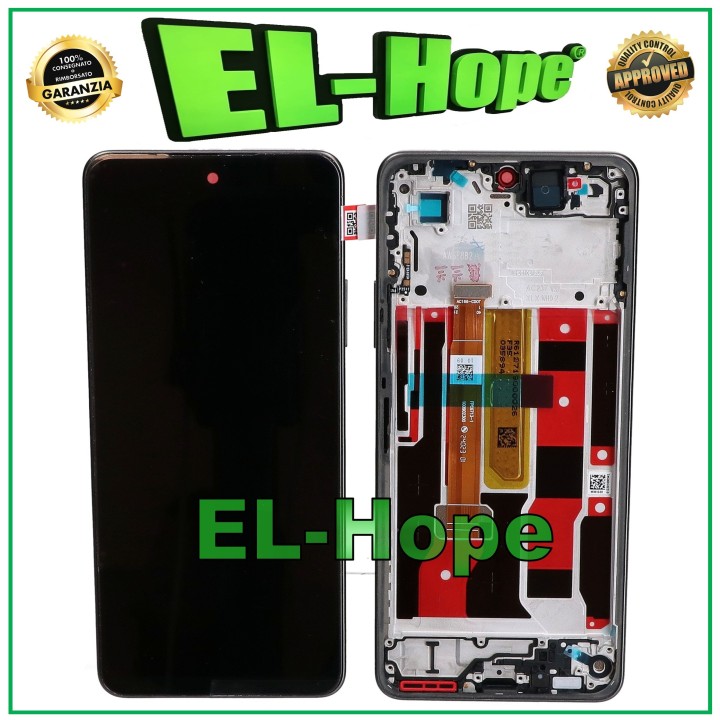 Cadre d e'cran LCD tactile noir pour Oppo A5 Pro 4G/5G (CPH2711/CPH2695)
