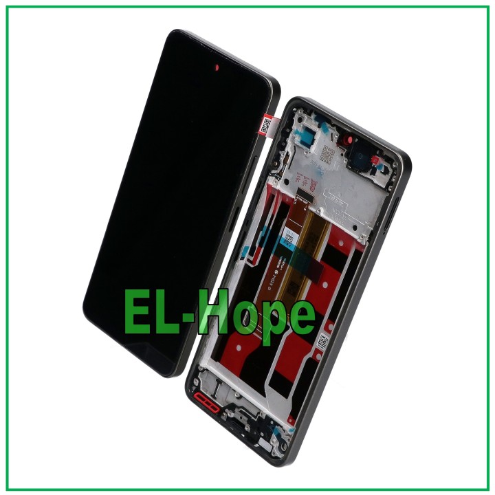 Cadre d e'cran LCD tactile noir pour Oppo A5 Pro 4G/5G (CPH2711/CPH2695)