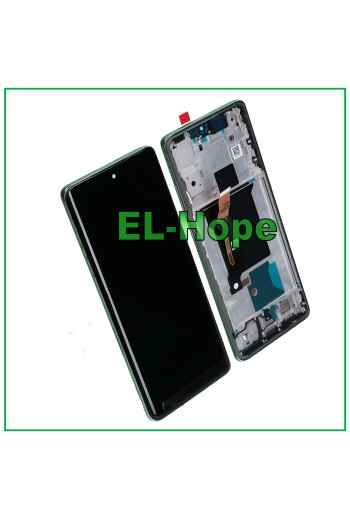Écran LCD OLED + cadre pour Motorola Moto Edge 60 XT2505 Écran tactile vert