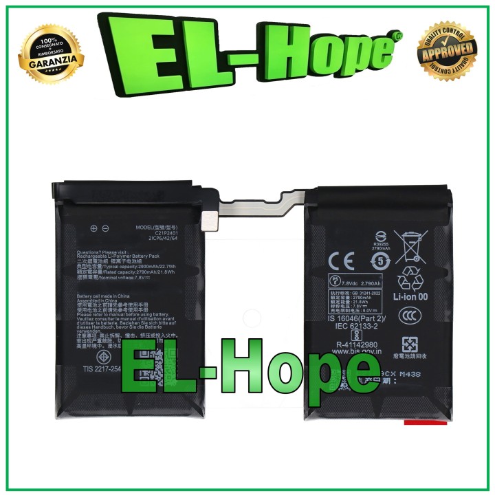 BATTERIE C21P2401 POUR ASUS ROG PHONE 9 AI2501P / 9 PRO AI2501 ÉGAL À L ORIGINAL