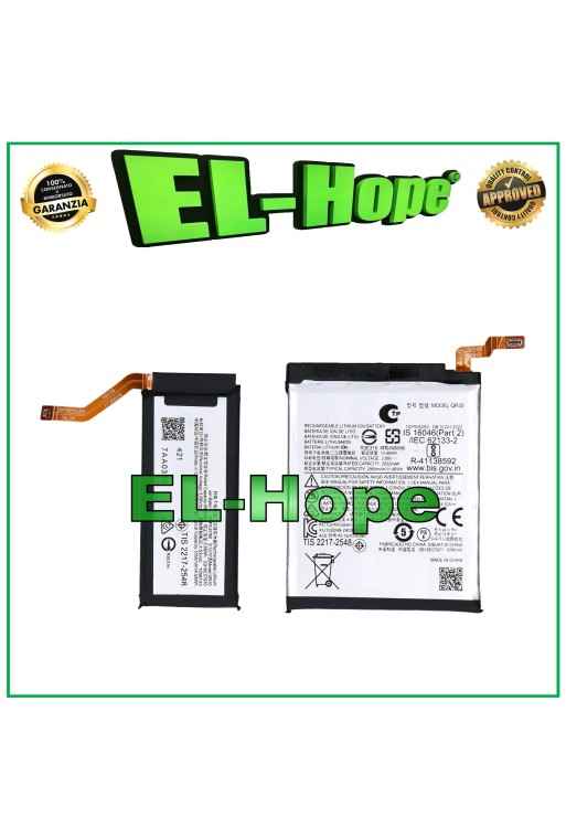  PAIRE DE BATTERIES QR30 QR10 POUR MOTOROLA RAZR 50 ULTRA XT2451 ÉGAL À L ORIGINAL