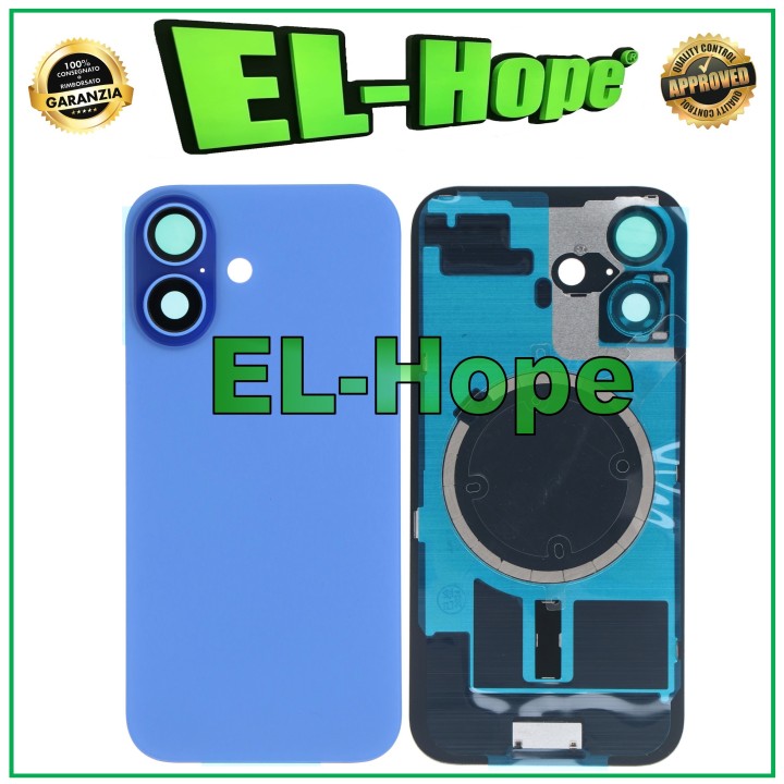 COQUE ARRIÈRE EN VERRE + MAGSAFE POUR APPLE IPHONE 16 PLUS