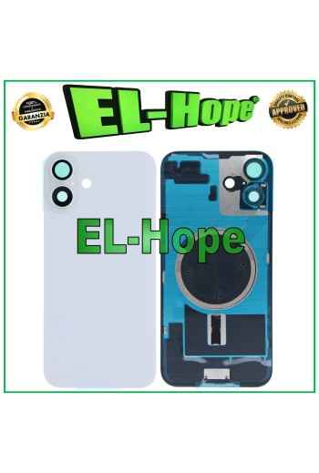 COQUE ARRIÈRE EN VERRE + MAGSAFE POUR IPHONE 16 PLUS BLANC
