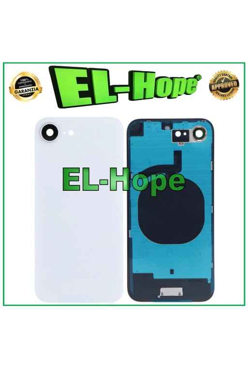 COQUE ARRIÈRE EN VERRE POUR APPLE IPHONE 16E BLANC