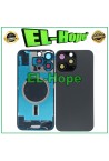 Coque arrie're en verre + Magsafe pour iPhone 16 Pro Max, titane noir