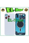 Coque arrie're en verre + Magsafe pour iPhone 16 Pro Max, titane blanc