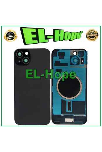 COQUE ARRIÈRE EN VERRE + MAGSAFE POUR APPLE IPHONE 15 PLUS NOIR