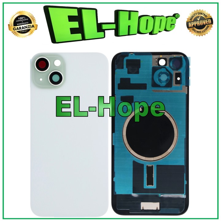 COQUE ARRIÈRE EN VERRE + MAGSAFE POUR APPLE IPHONE 15 PLUS VERT