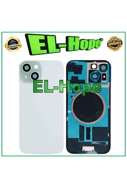 COQUE ARRIÈRE EN VERRE + MAGSAFE POUR IPHONE 15 VERT