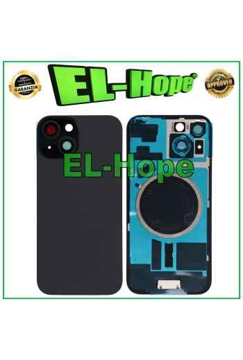 COQUE ARRIÈRE EN VERRE + MAGSAFE POUR IPHONE 15 NOIR