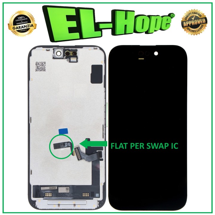 Écran tactile OLED LCD rigide d origine pour Apple iPhone 15