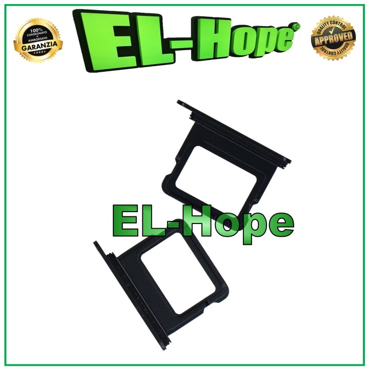 Emplacement pour carte SIM pour iPhone 16/16 Plus Noir