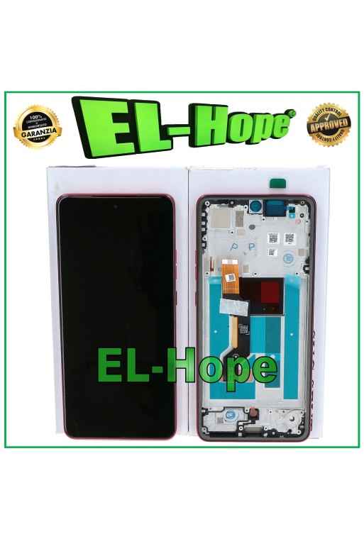 Écran LCD tactile OLED pour Motorola Moto G86 5G XT2527, service d origine, rouge