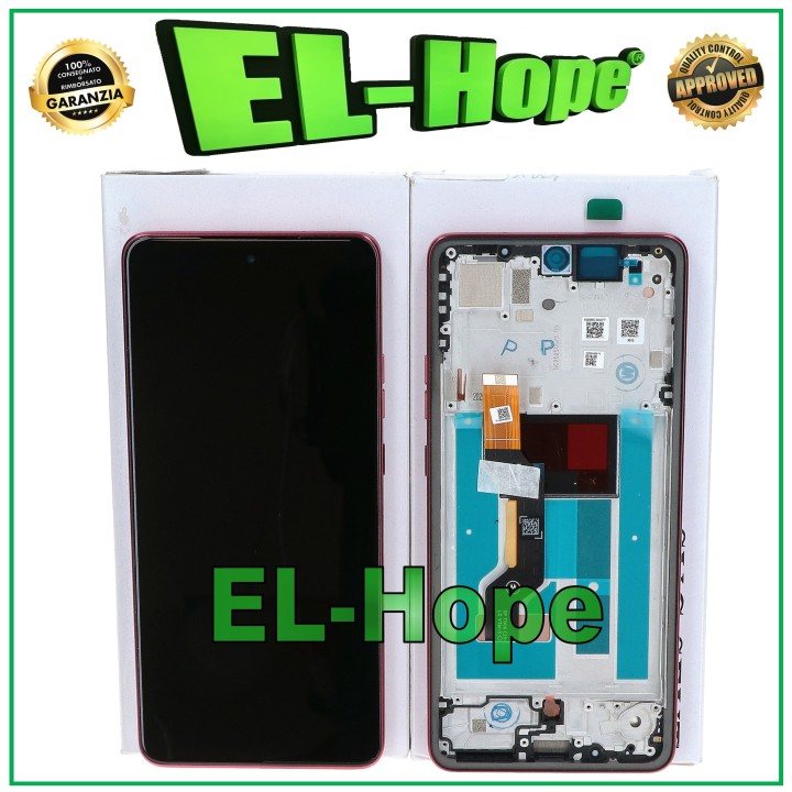 Écran LCD tactile OLED pour Motorola Moto G86 5G XT2527, service d origine, rouge