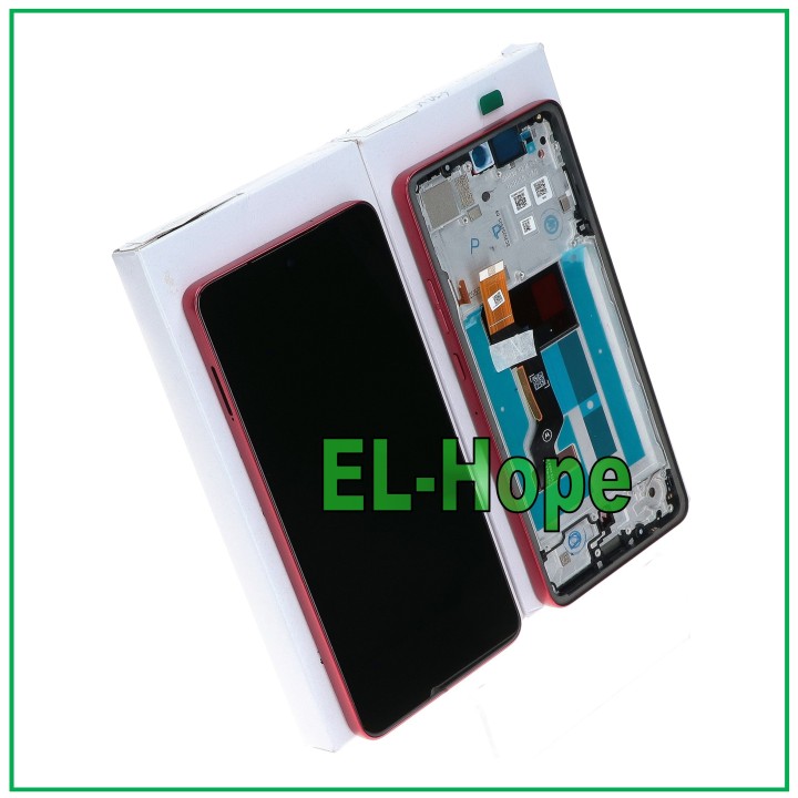 Écran LCD tactile OLED pour Motorola Moto G86 5G XT2527, service d origine, rouge