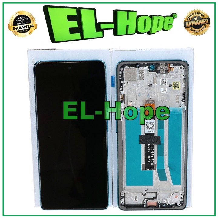 Cadre d e'cran LCD d origine pour Motorola Moto G75 5G XT2437 tactile bleu marine