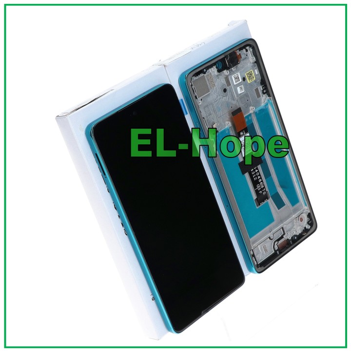 Cadre d e'cran LCD d origine pour Motorola Moto G75 5G XT2437 tactile bleu marine