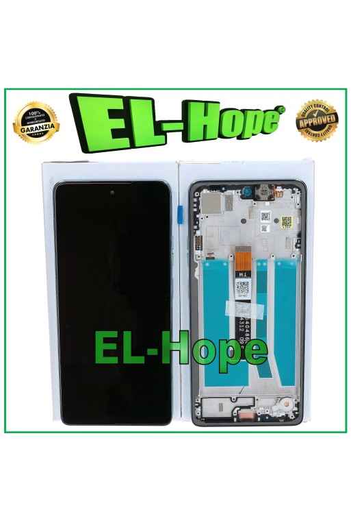 Écran LCD + cadre d origine pour Motorola Moto G75 5G XT2437 Touch Green